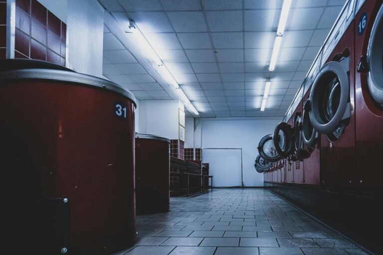 bright functional laundry room lighting