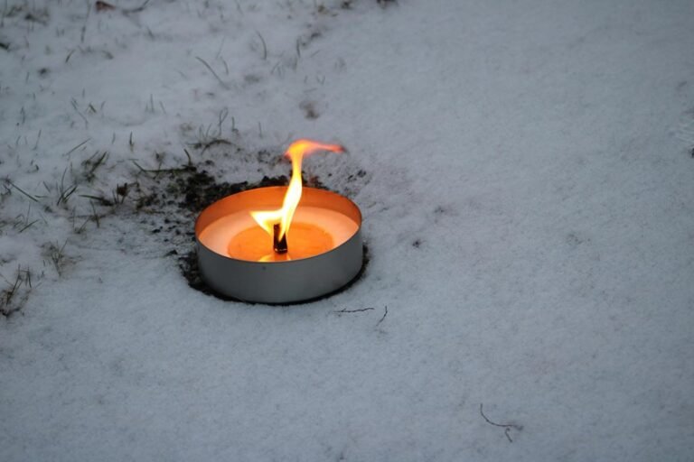 ignite candle without tools